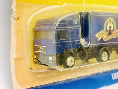 MAN TRUCK Grell 1:87 Lausitzer Kindl Blister Granatowy Promocyjny – zdjęcie 2