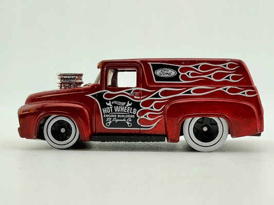 '56 Ford Hot Wheels Czerwony 1:64 – zdjęcie 2