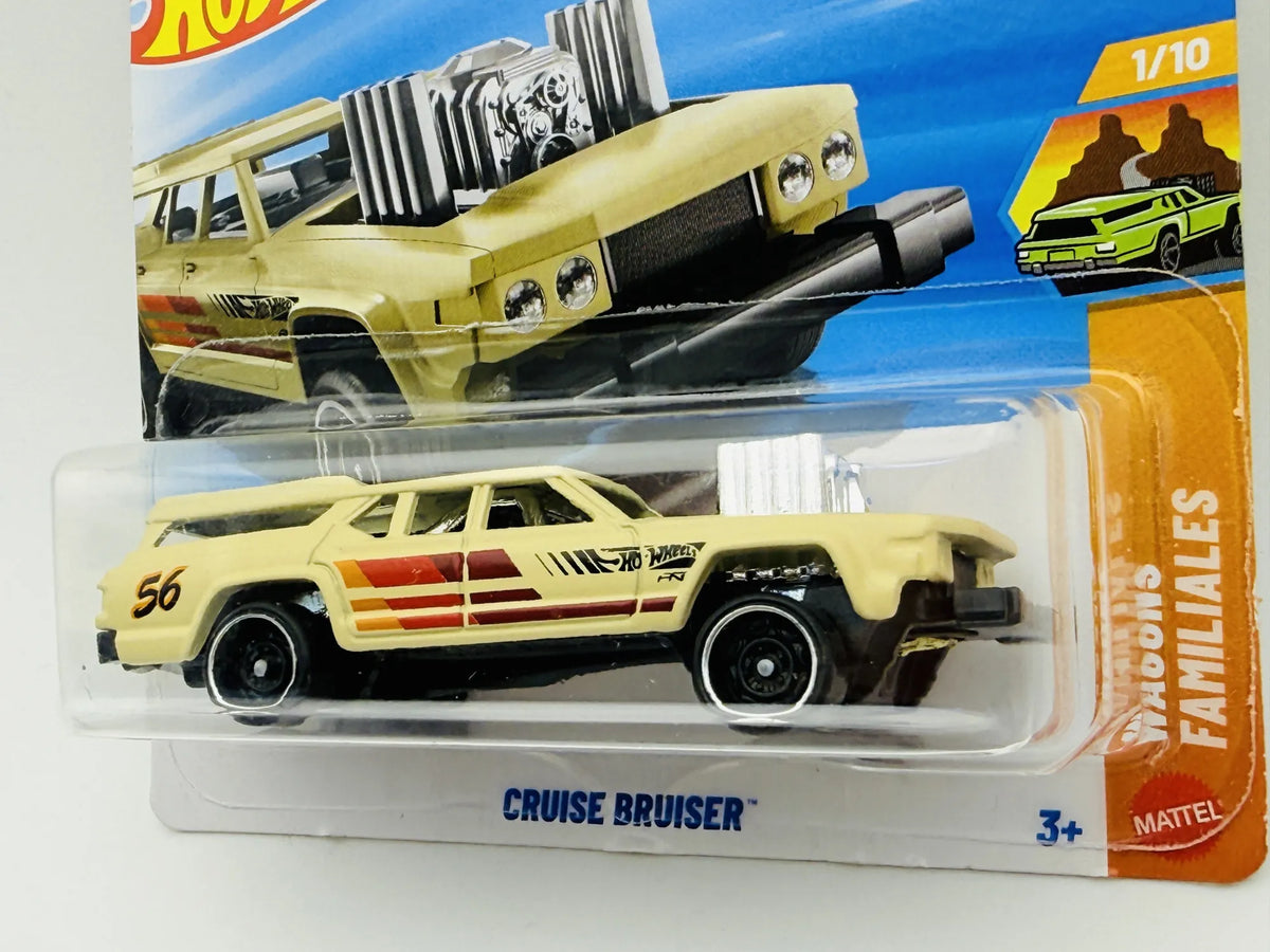 Cruise Bruiser Hot Wheels 1:64 56 Blister Żółty – zdjęcie 2