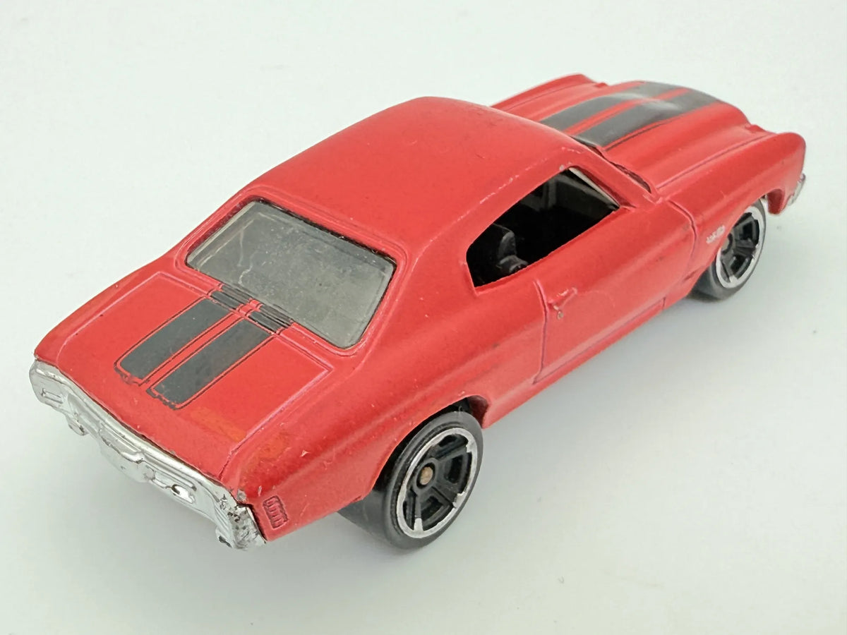 1970 CHEVELLE SS, Hot Wheels 1998, Die cast 1 NL, Czerwony, 1:64, Resoraki – zdjęcie 2