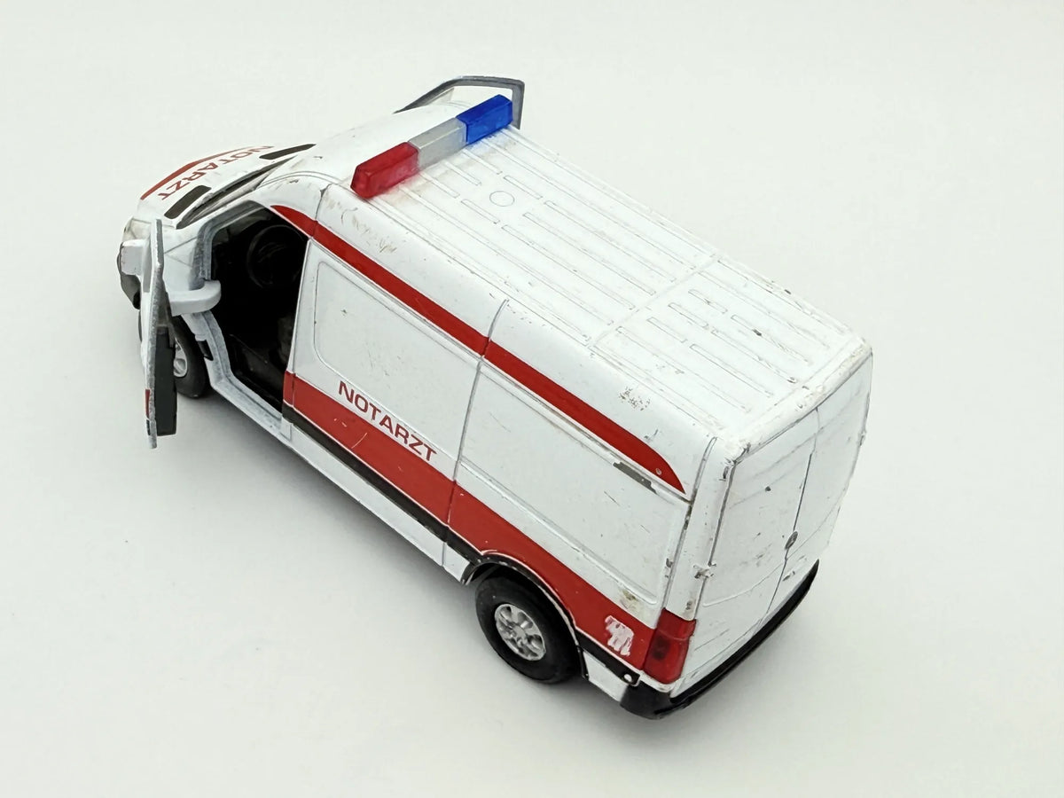 MERCEDES-BENZ SPRINTER PANEL VAN, Welly, Karetka Die cast 43730 Biały 1:43 – zdjęcie 2