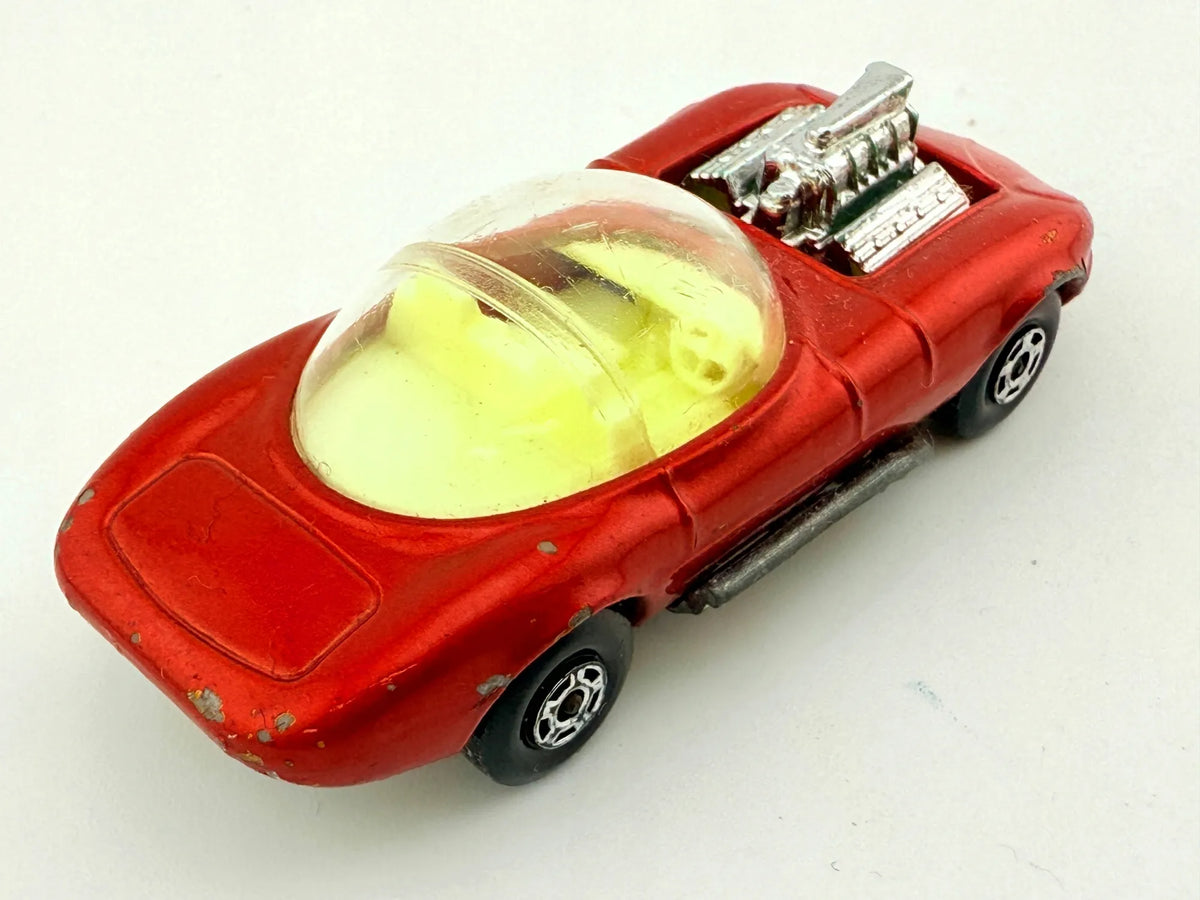 HOT ROD DRAGUAR Matchbox 1970 Czerwony 1:64 Made in England – zdjęcie 2
