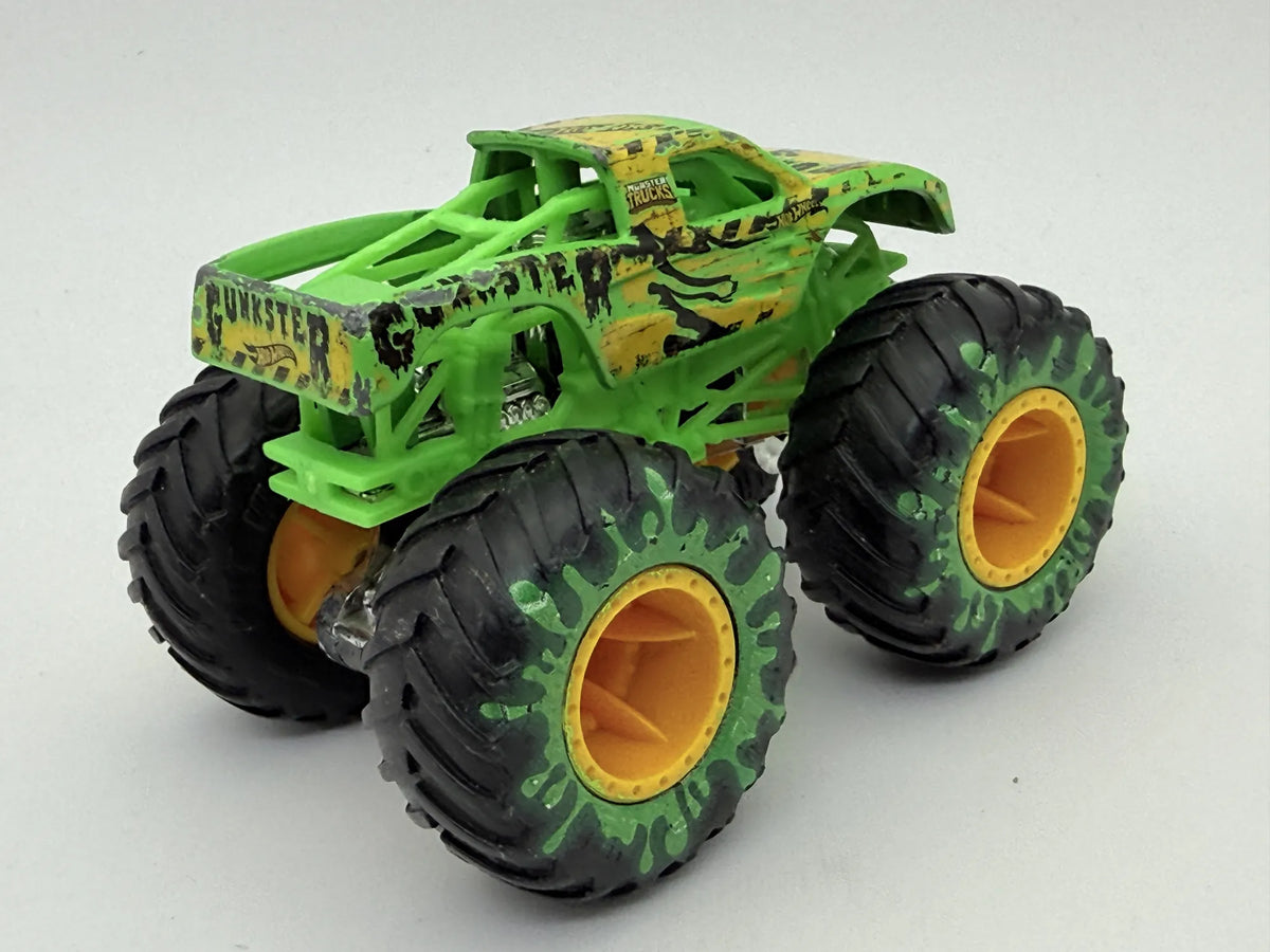 Monster Truck Hot Wheels Monsters 1:64 Monster Truck Luzak Zielony – zdjęcie 2