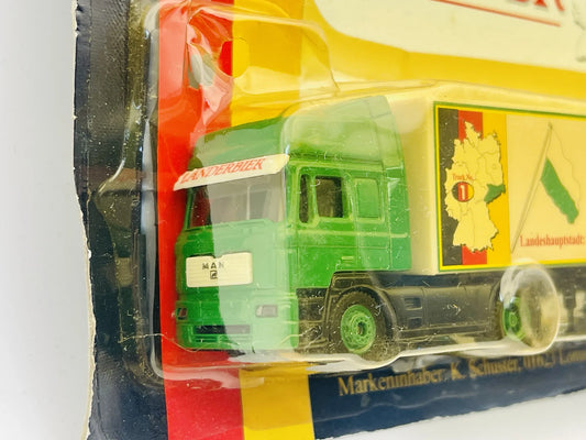 MAN TRUCK Grell 1:87 Ciężarówka Promocyjna Blister Promocyjny Länder Bier – zdjęcie 2