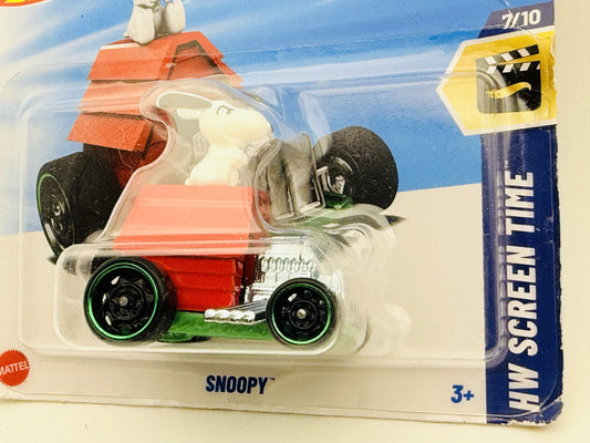 Snoopy Hot Wheels 2024 HW Screen Time 1:64 Blister Czerwony – zdjęcie 2