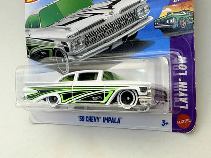 '59 Chevy Impala Mainline Hot Wheels 2026 Biały 1:64 – zdjęcie 2
