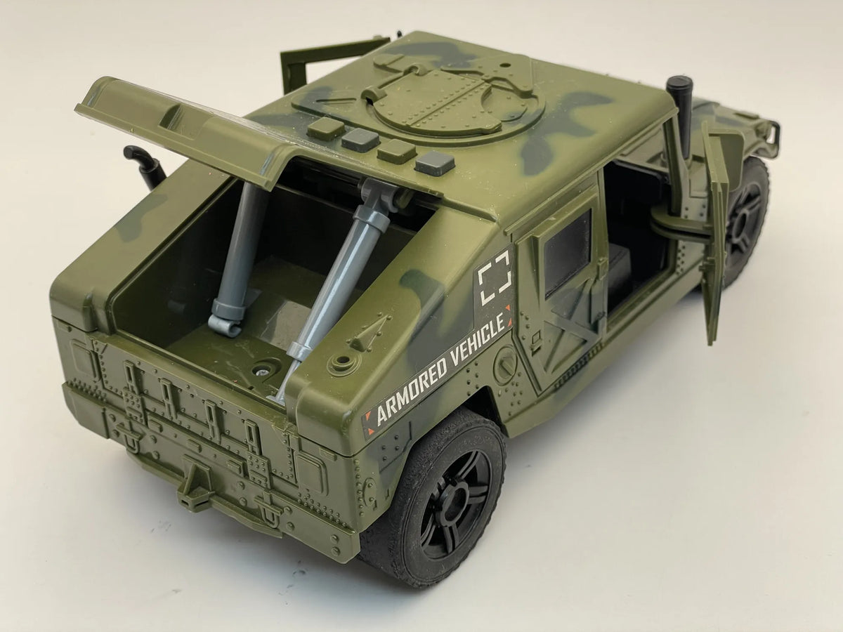 ARMORED VEHICLE, Die cast, Zielony, 1:18, Resoraki – zdjęcie 2