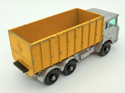 Daf Tipper Container Truck Matchbox Żółty 1:64 Made in England – zdjęcie 2