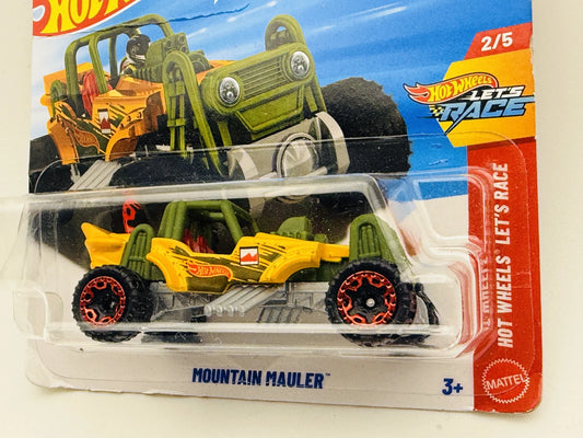 Mountain Mauler Hot Wheels 2026 Let's Race 1:64 Buggy Blister Żółty – zdjęcie 2