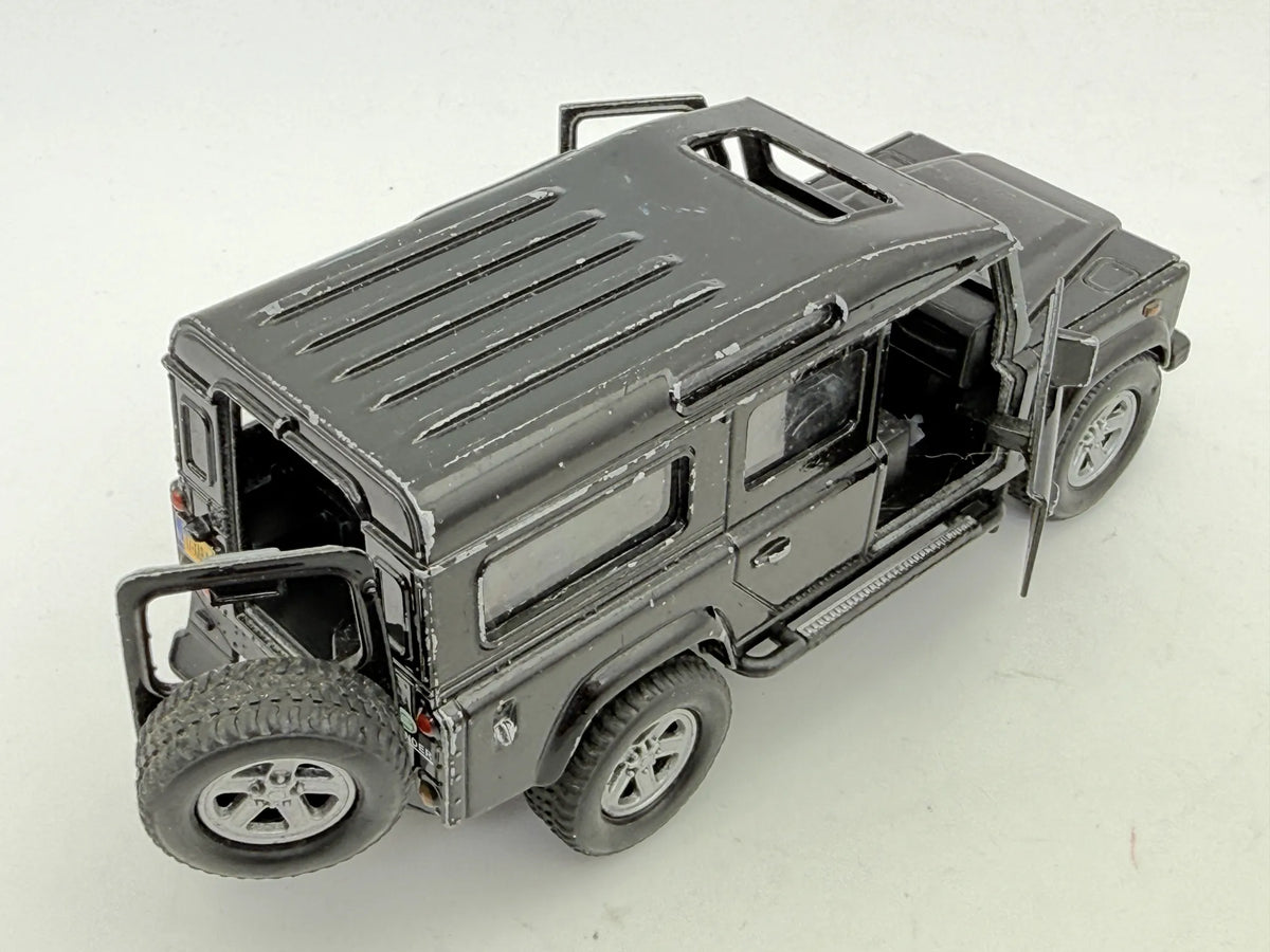 LAND ROVER DEFENDER, Unbranded Die cast, Czarny, 1:31, Resoraki – zdjęcie 2