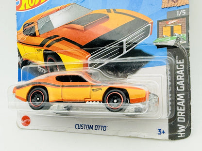 Custom Otto Hot Wheels 2024 HW Dream Garage 1:64 Blister Pomarańczowy – zdjęcie 2