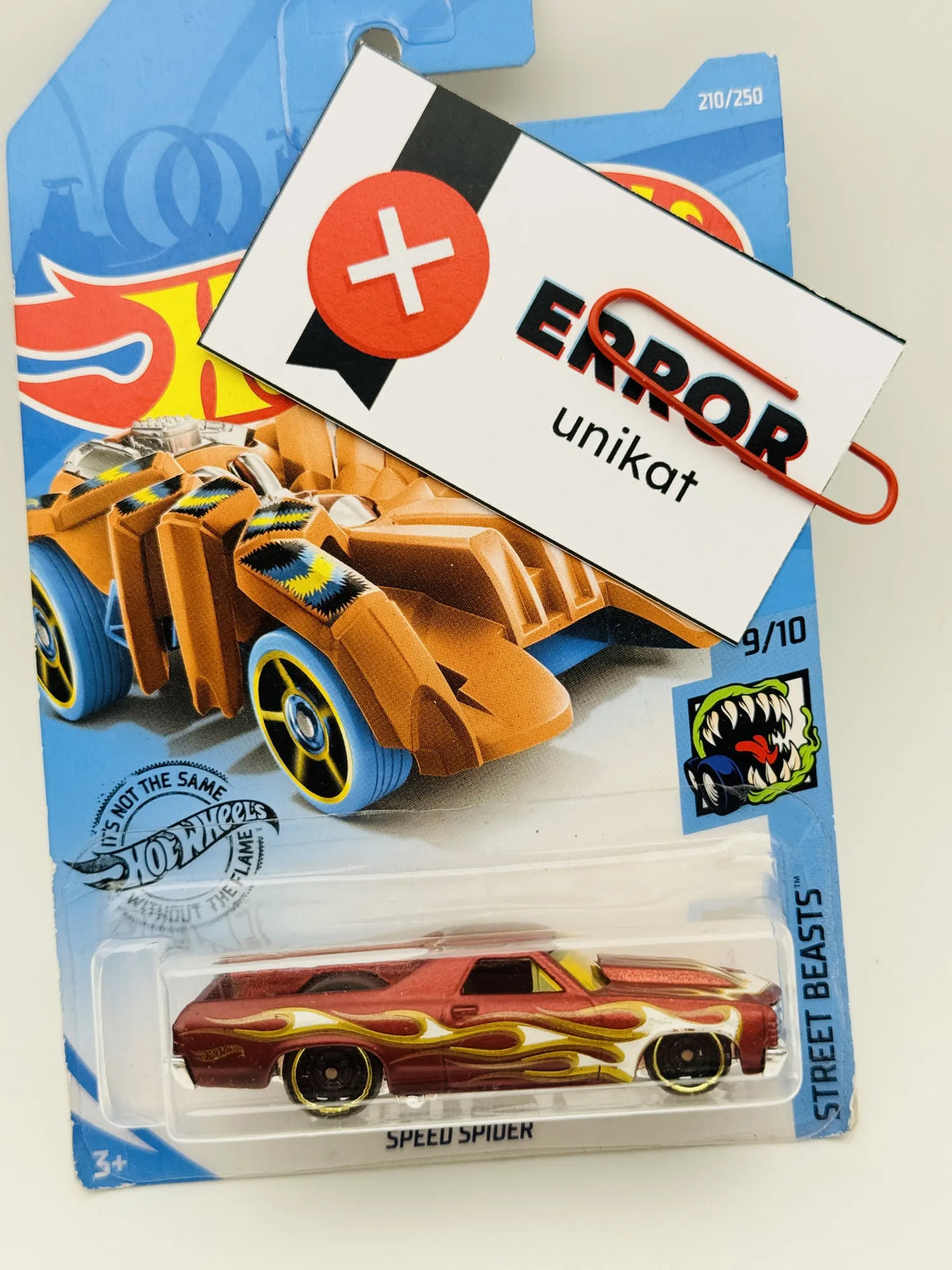 Speed Spider Hot Wheels 2019 Fabryczny Error 1:64 El Camino – zdjęcie 2