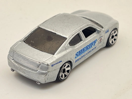 DODGE CHARGER SHERIFF 680, Matchbox 2004, Die cast Mb676, Srebrny, 1:67 – zdjęcie 2