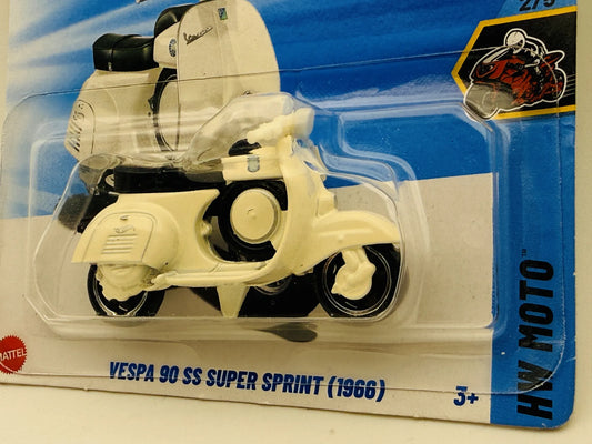 Vespa 90 SS Super Sprint Hot Wheels 2025 HW Moto 1:64 Motocykl Blister – zdjęcie 2