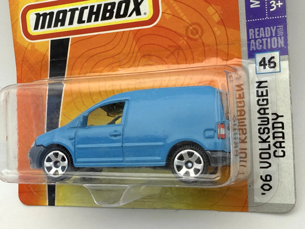 '06 VOLKSWAGEN CADDY Mbx Metal Matchbox 2007 Niebieski 1:64 – zdjęcie 2