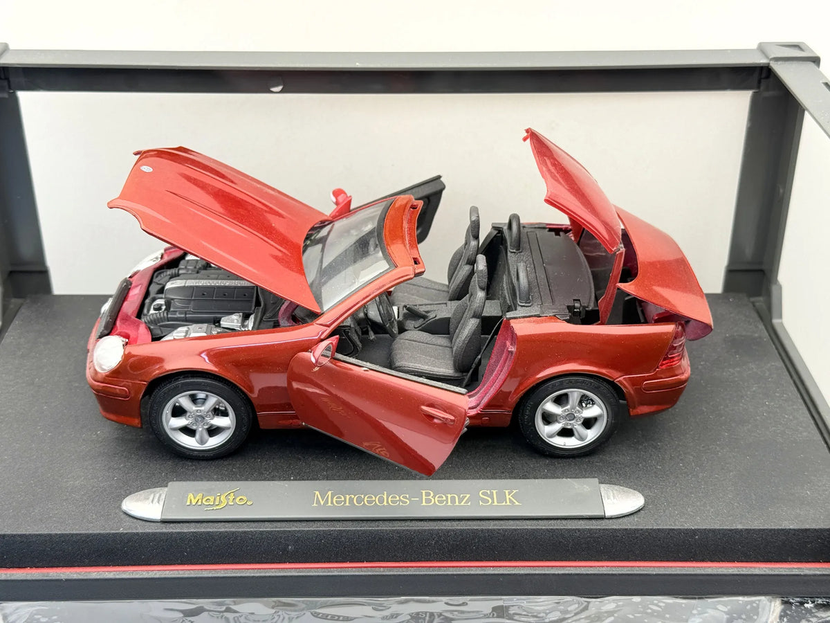 MERCEDES-BENZ SLK 230 Roadster Maisto 1996 Czerwony 1:18 Special Edition – zdjęcie 2