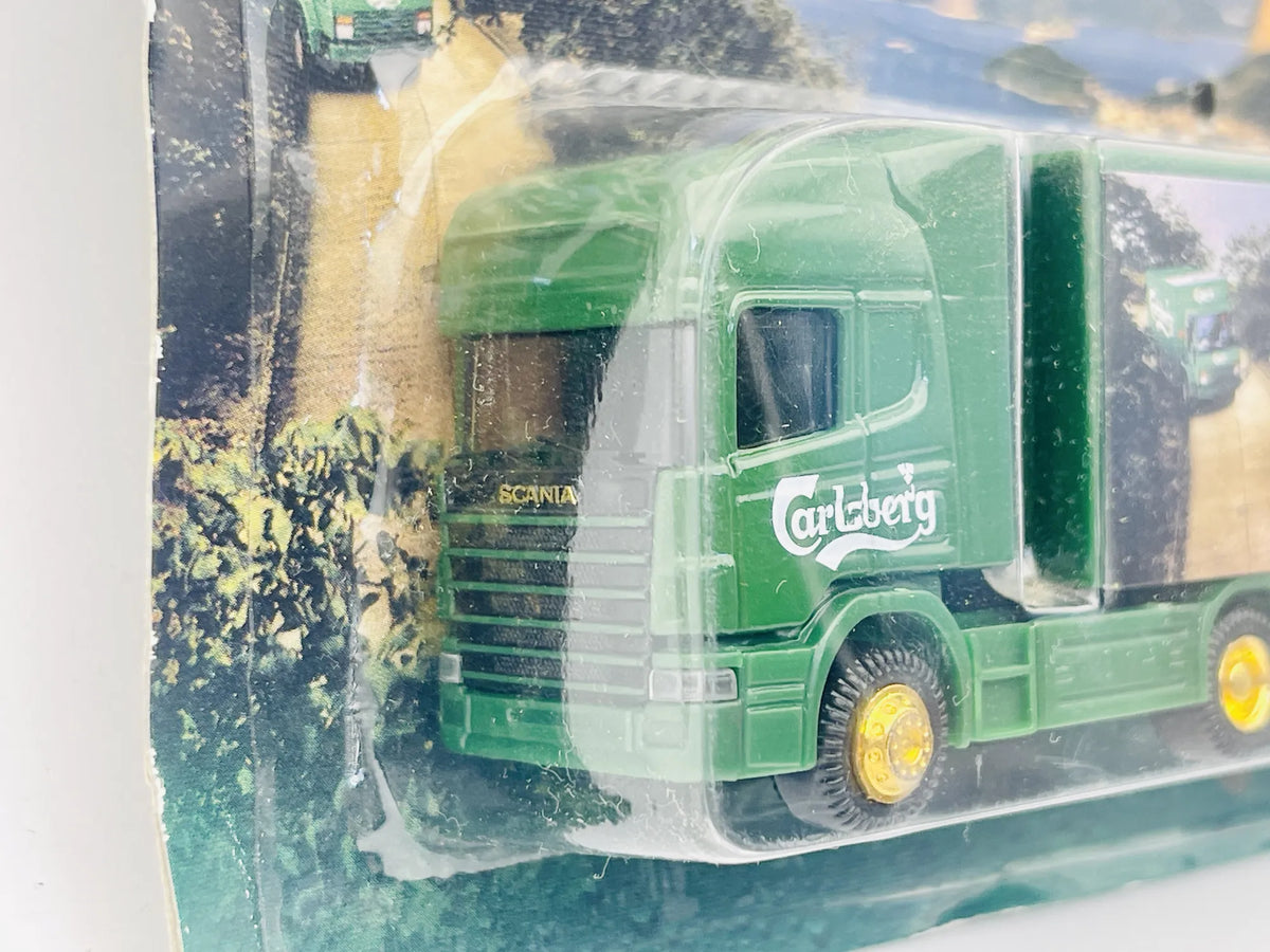 Scania Hümmer 1:87 Ciężarówka Promocyjna Carlsberg Blister Zielony – zdjęcie 2