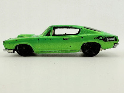 Hemi Cuda Hot Wheels Zielony – zdjęcie 2