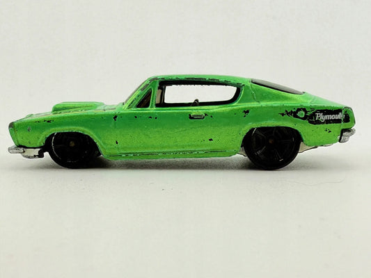 Hemi Cuda Hot Wheels Zielony – zdjęcie 2