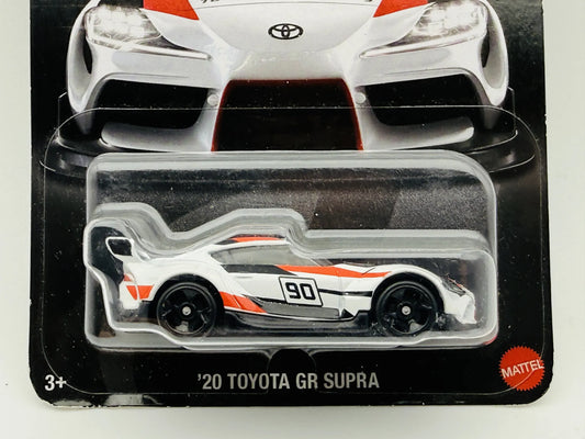 Toyota Gr Supra Hot Wheels 2022 Silver GRAN TURISMO 1:64 90 Wyścig – zdjęcie 2