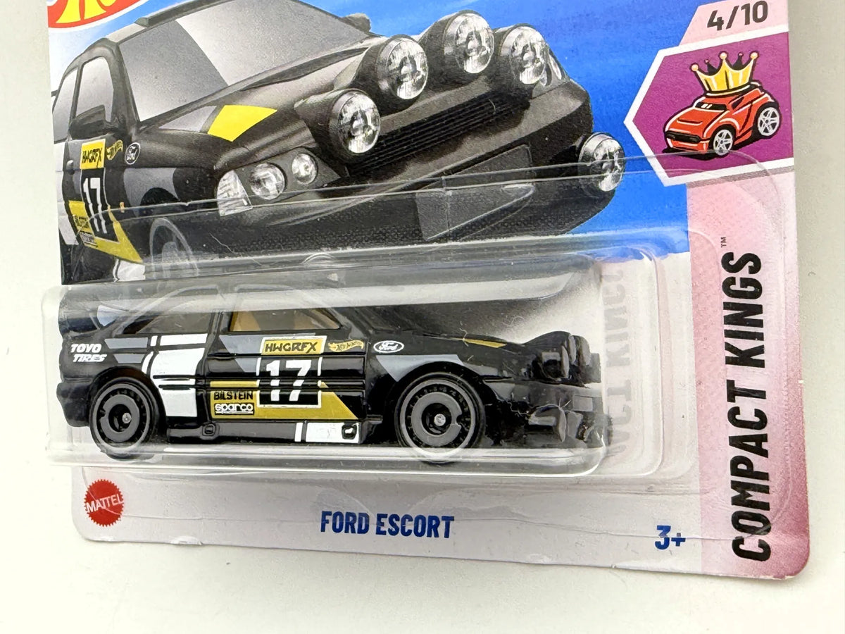 Ford Escort Compact Kings Hot Wheels 2025 Czarny 1:64 – zdjęcie 2