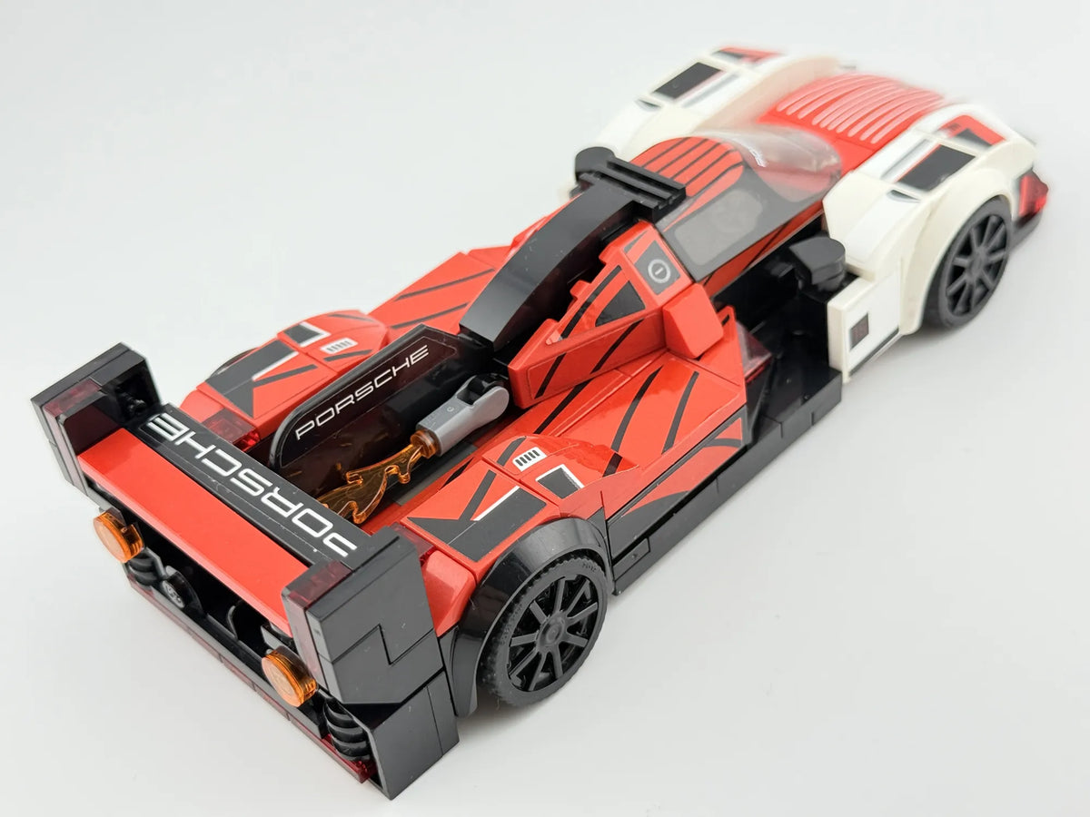 PORSCHE 963, LEGO Speed Champions 76916, Resoraki, Czerw-Biało-Czarny, 1:32 – zdjęcie 2