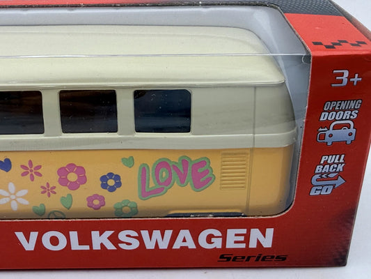 1963 VOLKSWAGEN T1 BUS Volkswagen Series Welly Żółty 1:41 – zdjęcie 2