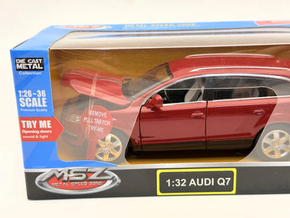 AUDI Q7 Metal Speed Zone MSZ Czerwony 1:26 – zdjęcie 2