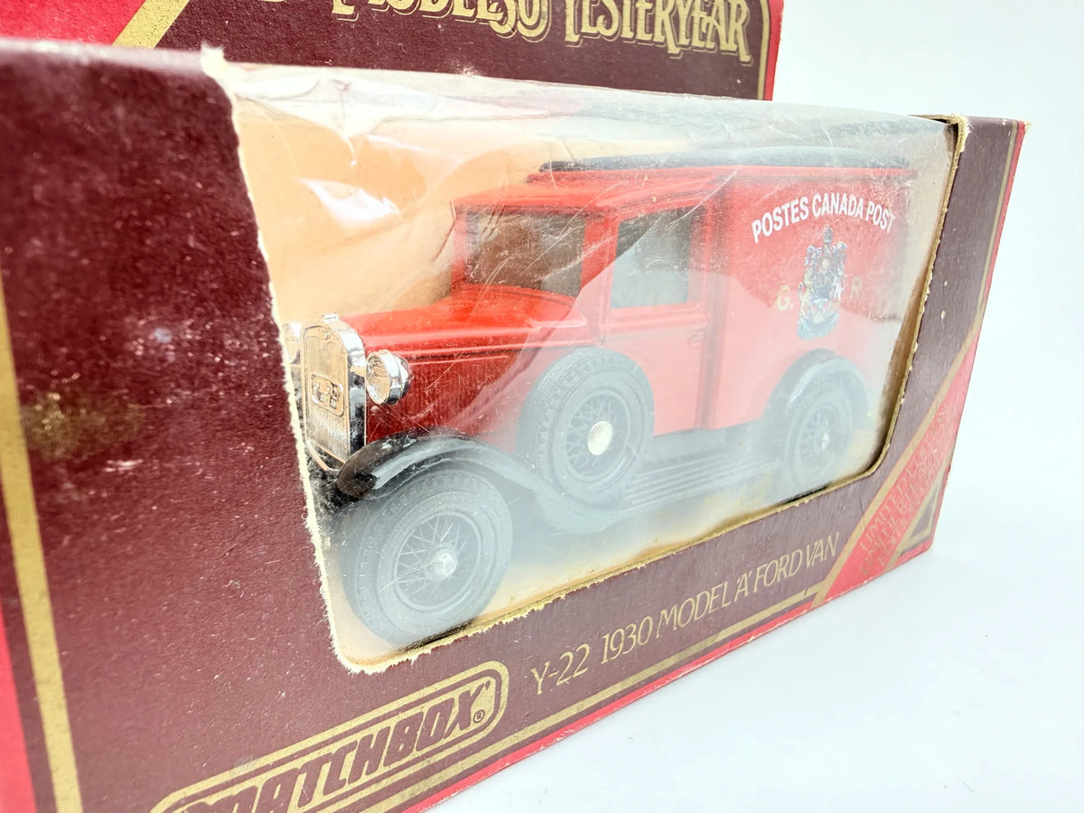 1930 MODEL 'A' FORD VAN, Matchbox 1984, Made in England, Die cast Y22, 1:40 – zdjęcie 2