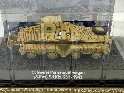 Sd.Kfz. 231 8 Rad - 1943 Tanks of the World Wojsko AmerCom Piaskowy 1:72 – zdjęcie 2