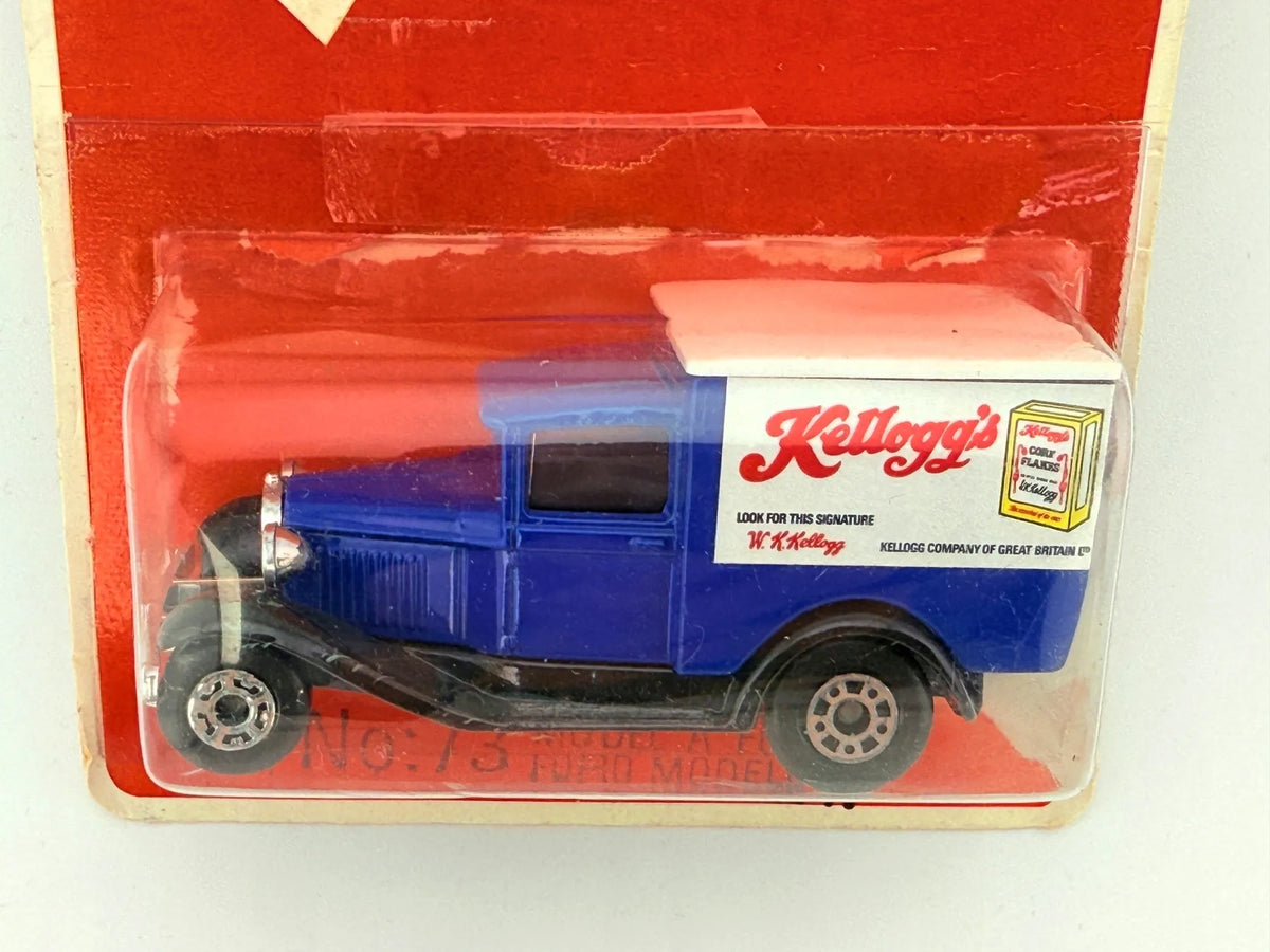 MODEL 'A' FORD, Matchbox, Made in England, Die cast 73, Niebieski, 1:64 – zdjęcie 2