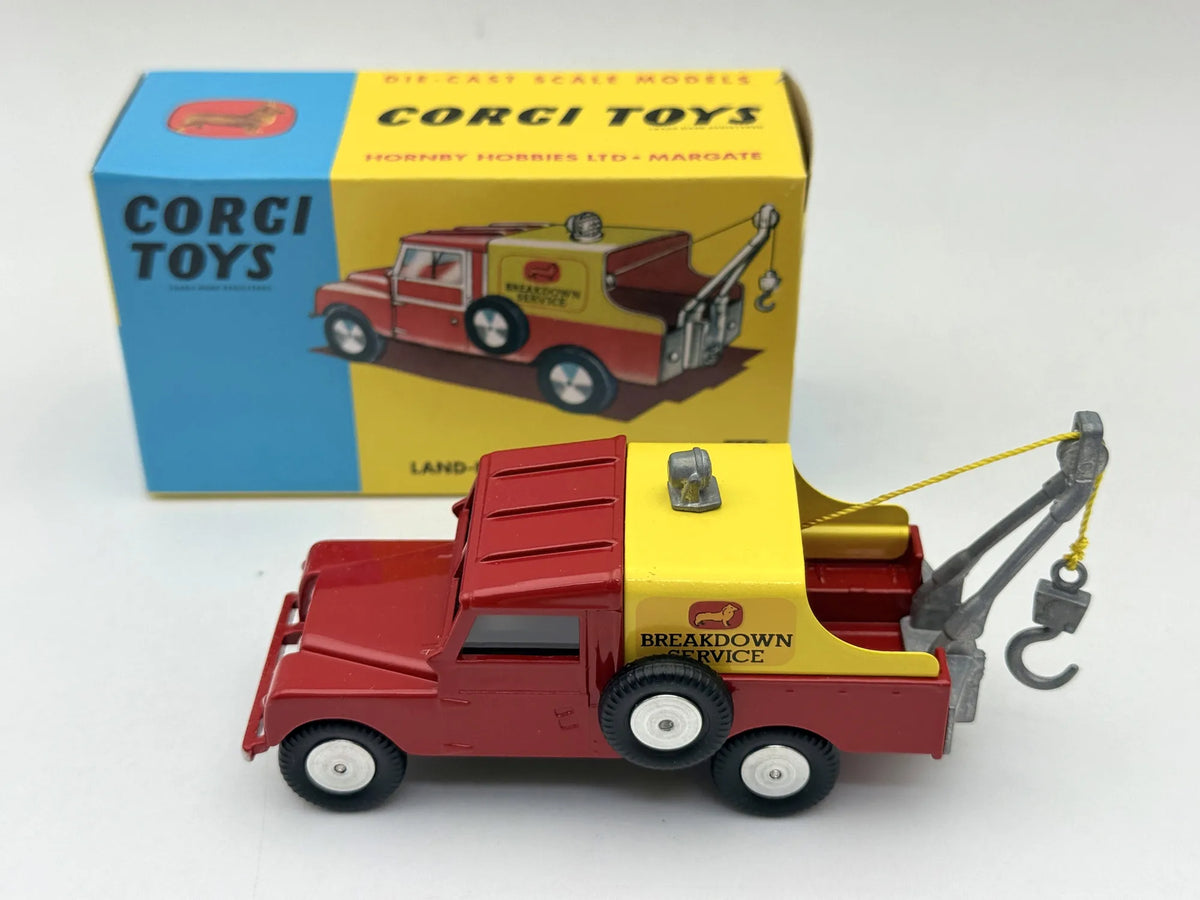 LAND-ROVER BREAKDOWN SERVICE TRUCK Corgi Czerwony 1:43 – zdjęcie 2