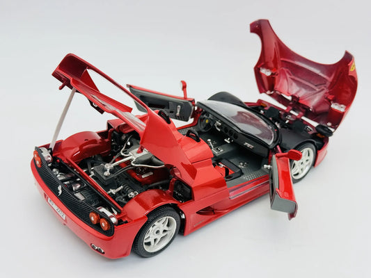 Ferrari F50 Bburago 1995 1:18 Made in Italy Luzak Czerwony – zdjęcie 2