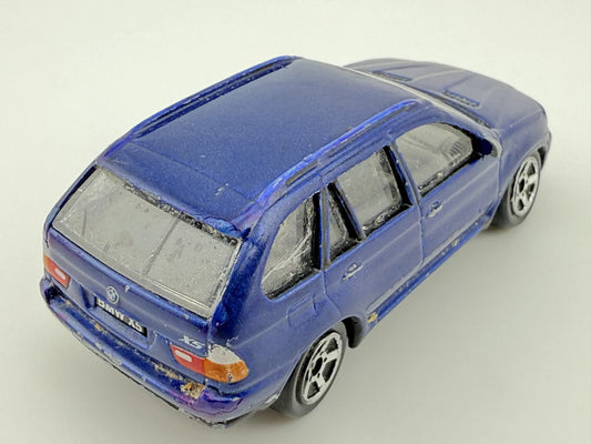 BMW X5, SUV, Realtoy, Die cast, Niebieski, 1:61, Resoraki – zdjęcie 2