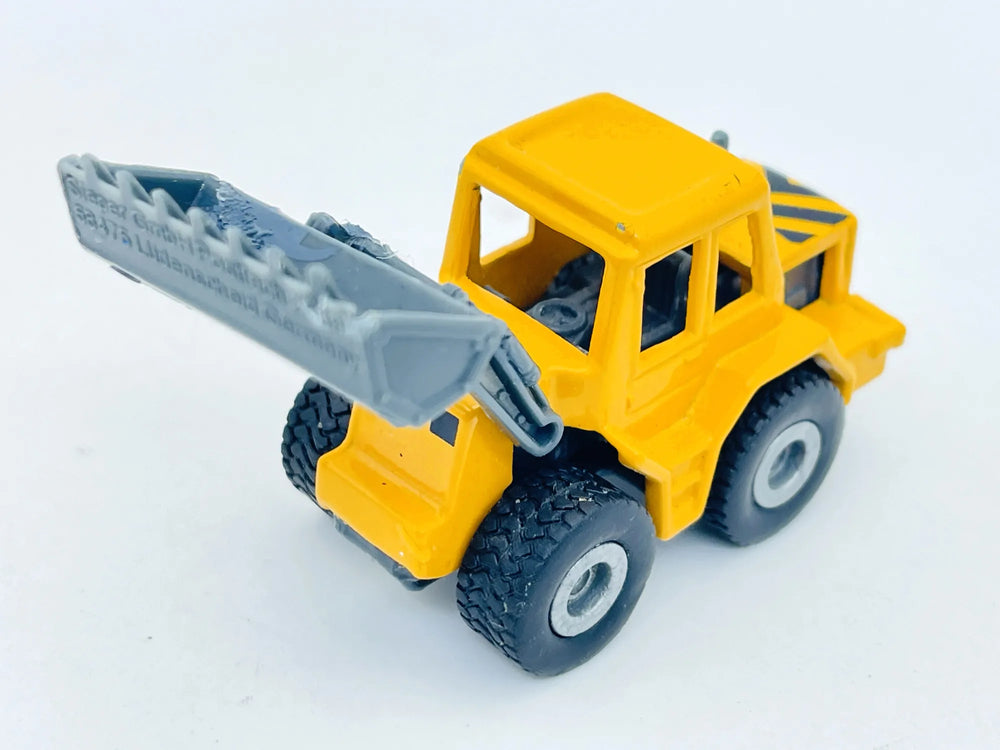 Ładowarka, Koparka, Siku, Resoraki, Die cast 0802, Żółty, 1:60