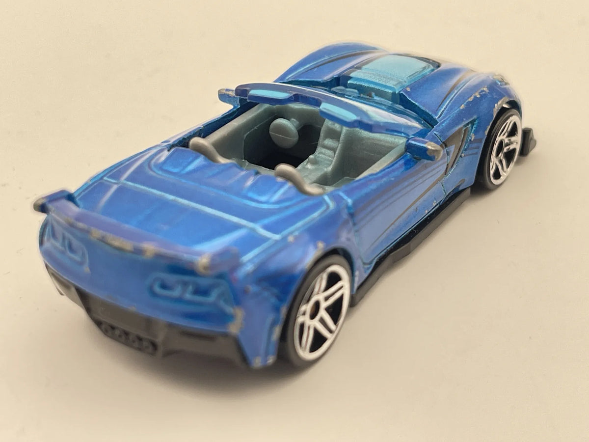 CHEVROLET CORVETTE ZR1 CONVERTIBLE, Hot Wheels 2019, Die cast GHB34, 1:64 – zdjęcie 2