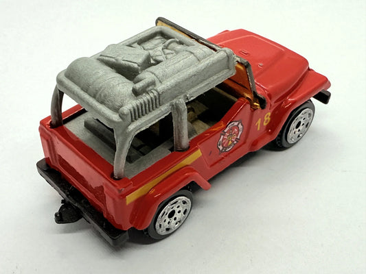 Jeep Cj-7 Straż pożarna Realtoy Czerwony 1:57 – zdjęcie 2