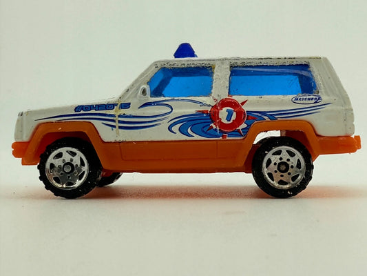 Jeep Cherokee Xj Mainline Majorette 1990S Biały 1:61 – zdjęcie 2