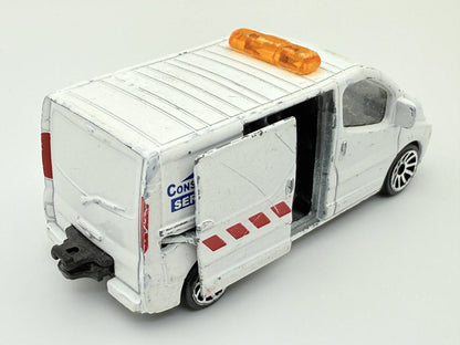 RENAULT TRAFIC, Karetka, Majorette, Resoraki, Die cast REF:239B, Biały 1:64 – zdjęcie 2