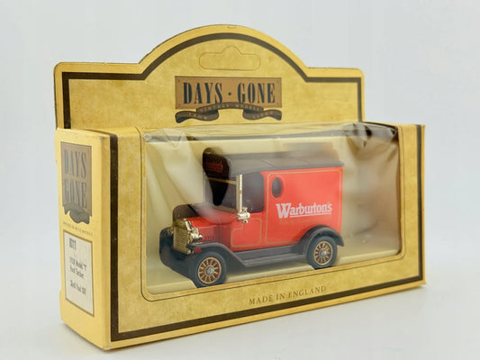 Warburtons Days Gone Lledo Czerwony 1:43 Made in England – zdjęcie 2