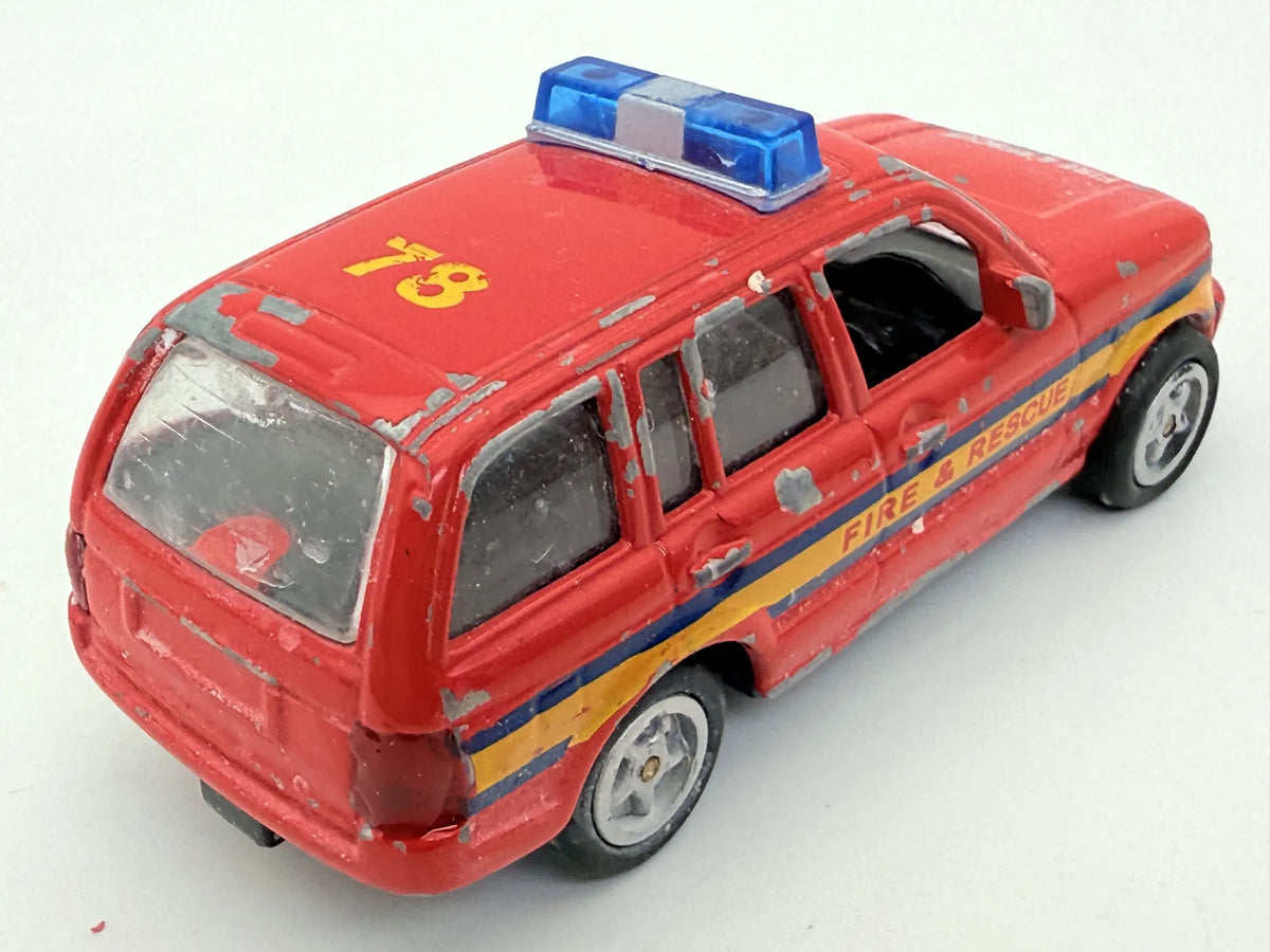 Suv jak Range Rover, Straż Pożarna, HTI Teamsterz, Resoraki, die cast, 1:60 – zdjęcie 2
