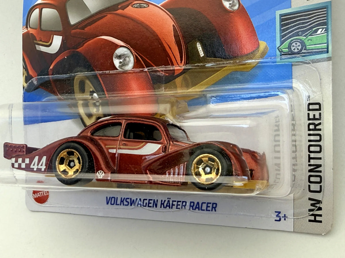 HW CONTOURED Mainline Hot Wheels 2022 Czerwony 1:64 – zdjęcie 2