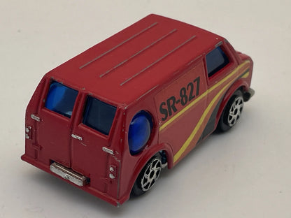 BEDFORD AMERICAN VAN, SR-827, Die cast, Czerwony, 1:60, Resoraki – zdjęcie 2