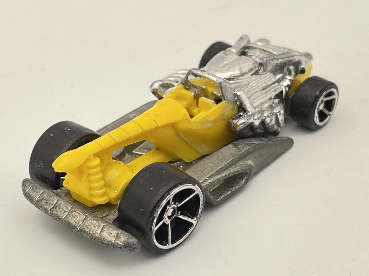 DRAGGIN' TAIL, Hot Wheels, Resoraki, Die cast C41, Żółty, 1:64 – zdjęcie 2