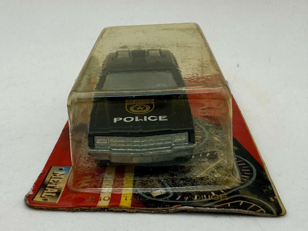 1970 CHEVROLET IMPALA POLICE Mainline Policja Majorette 1980 Czarny 1:64 – zdjęcie 2