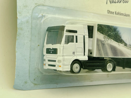 MAN TRUCK Vierke 1:87 Made in Germany Blister Reklama Gerolsteiner Naturell – zdjęcie 2