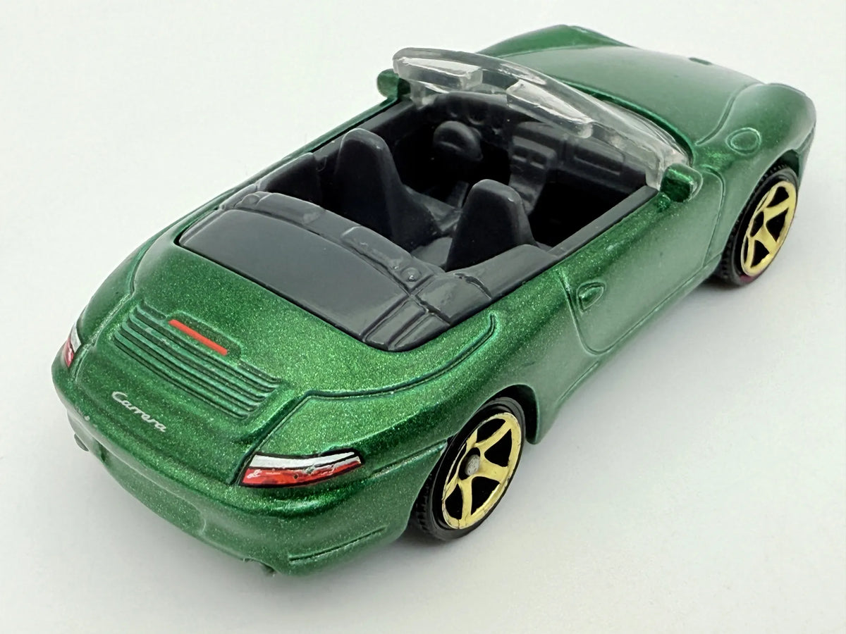 Porsche 911 Carrera Cabrio, Matchbox 1998-'19, Die cast MB423, Zielony 1:64 – zdjęcie 2