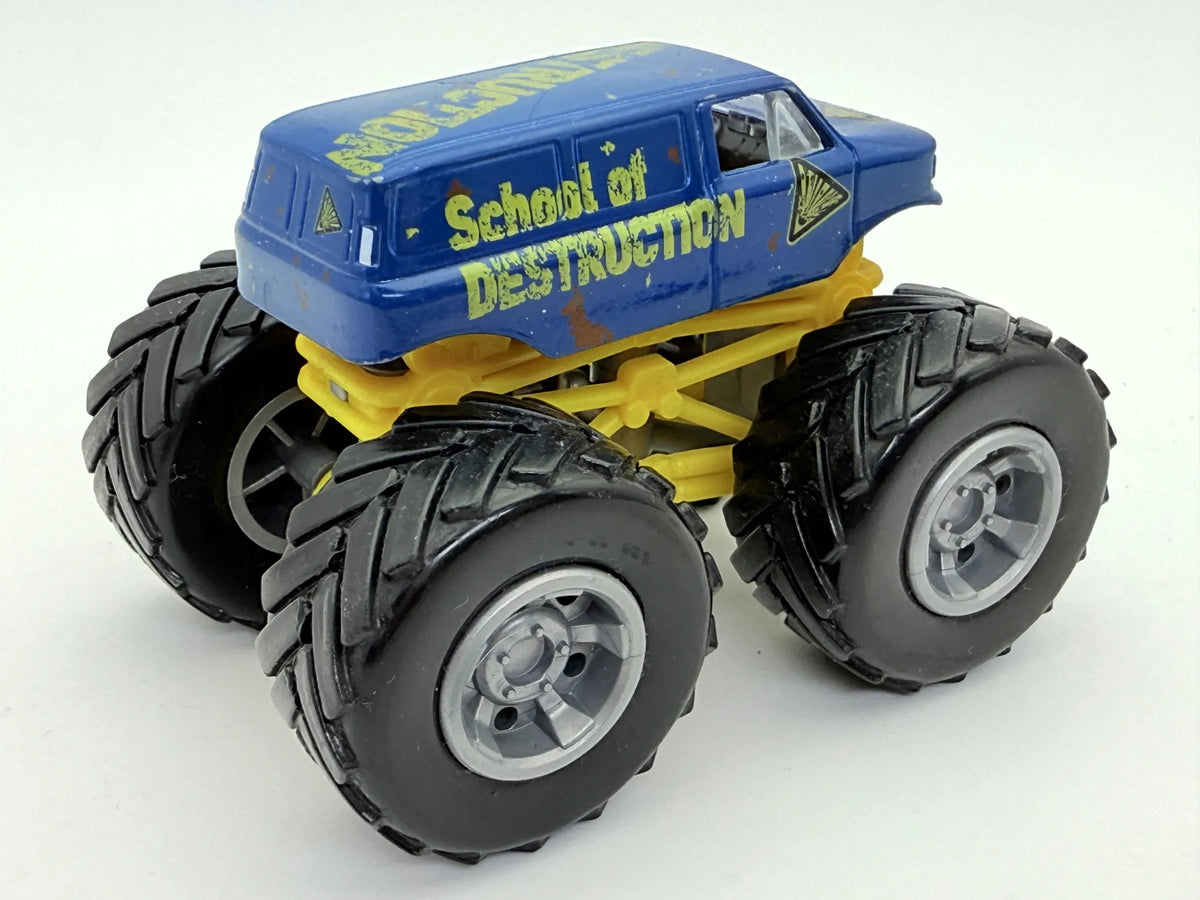 School Of Destruction Hot Wheels Niebieski 1:64 – zdjęcie 2