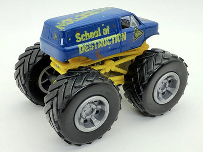 School Of Destruction Hot Wheels Niebieski 1:64 – zdjęcie 2