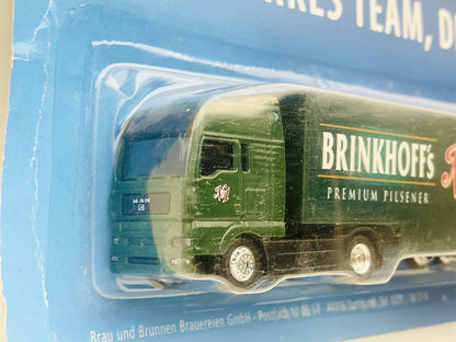 MAN F2000 Grell 1:87 Ciężarówka Promocyjna BRINKHOFF'S Blister Zielony – zdjęcie 2
